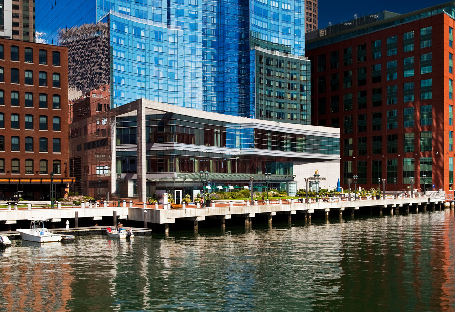 Boston Seaport Places Intercontinental Boston Massachusetts 